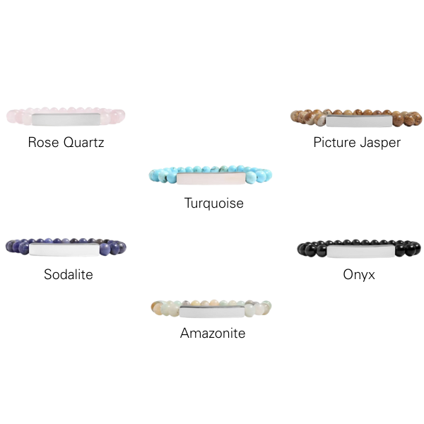 Stainless Steel Gemstone Bracelet Blanks