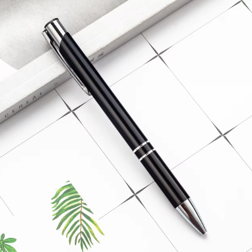 Laserable Metallic Pens with 1mm Black Ink