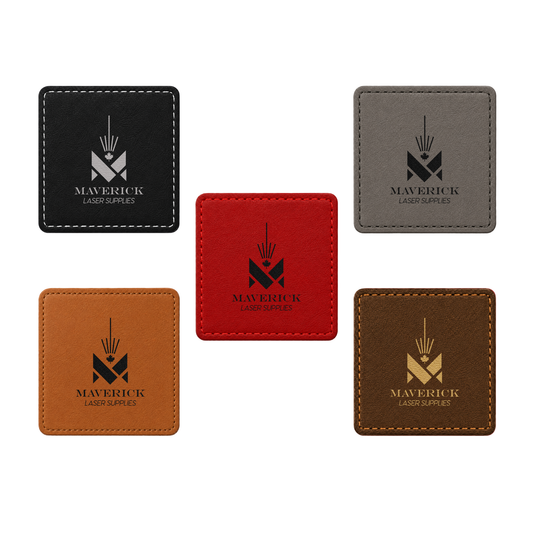 Lasereable Leatherette Square 4" Coaster Blank
