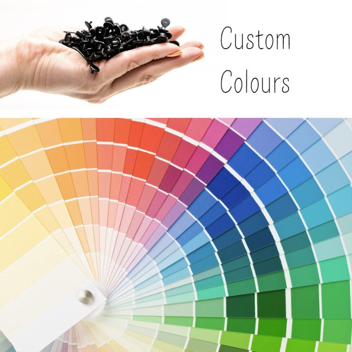 Plastic Custom Coloured Keychain Snaps - Choose Any Pantone Colour | Bulk Orders for Laser Engravers Canada