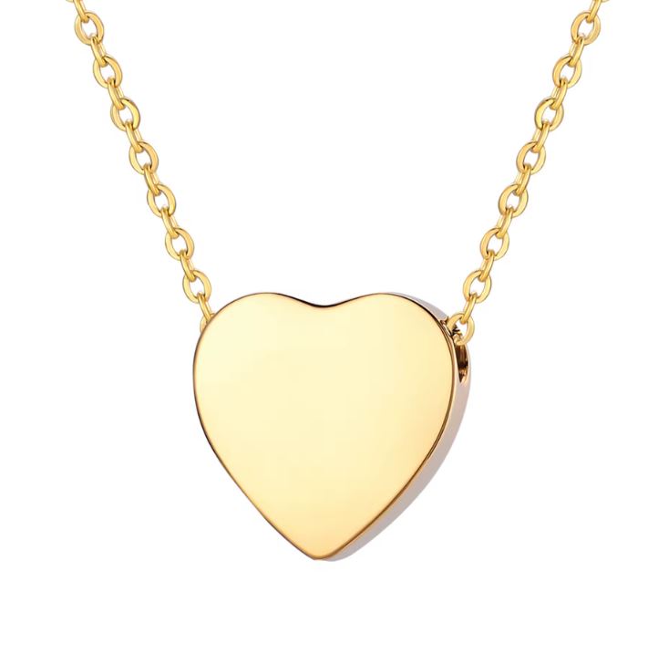 Stainless Steel Necklace | Urn | Heart | Laser Engraving Blank