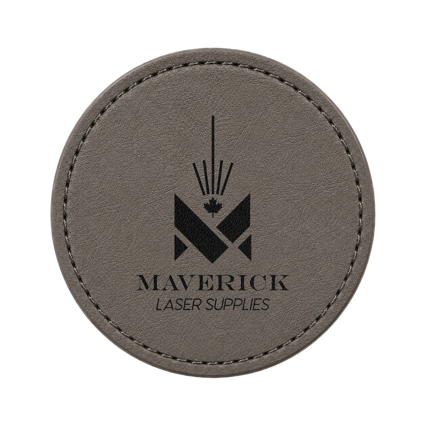 Lasereable Leatherette Round 4" Coaster Blank
