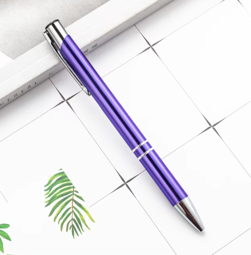 Laserable Metallic Pens with 1mm Black Ink