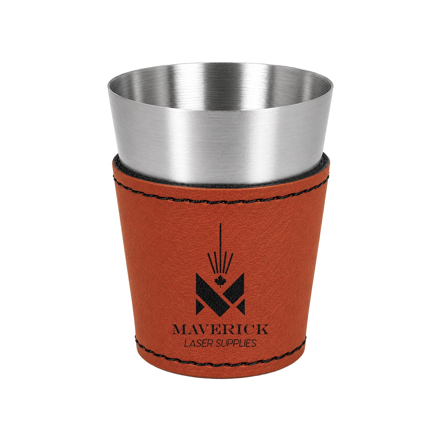Lasereable Leatherette Mini 1 oz Shot Glass Blanks