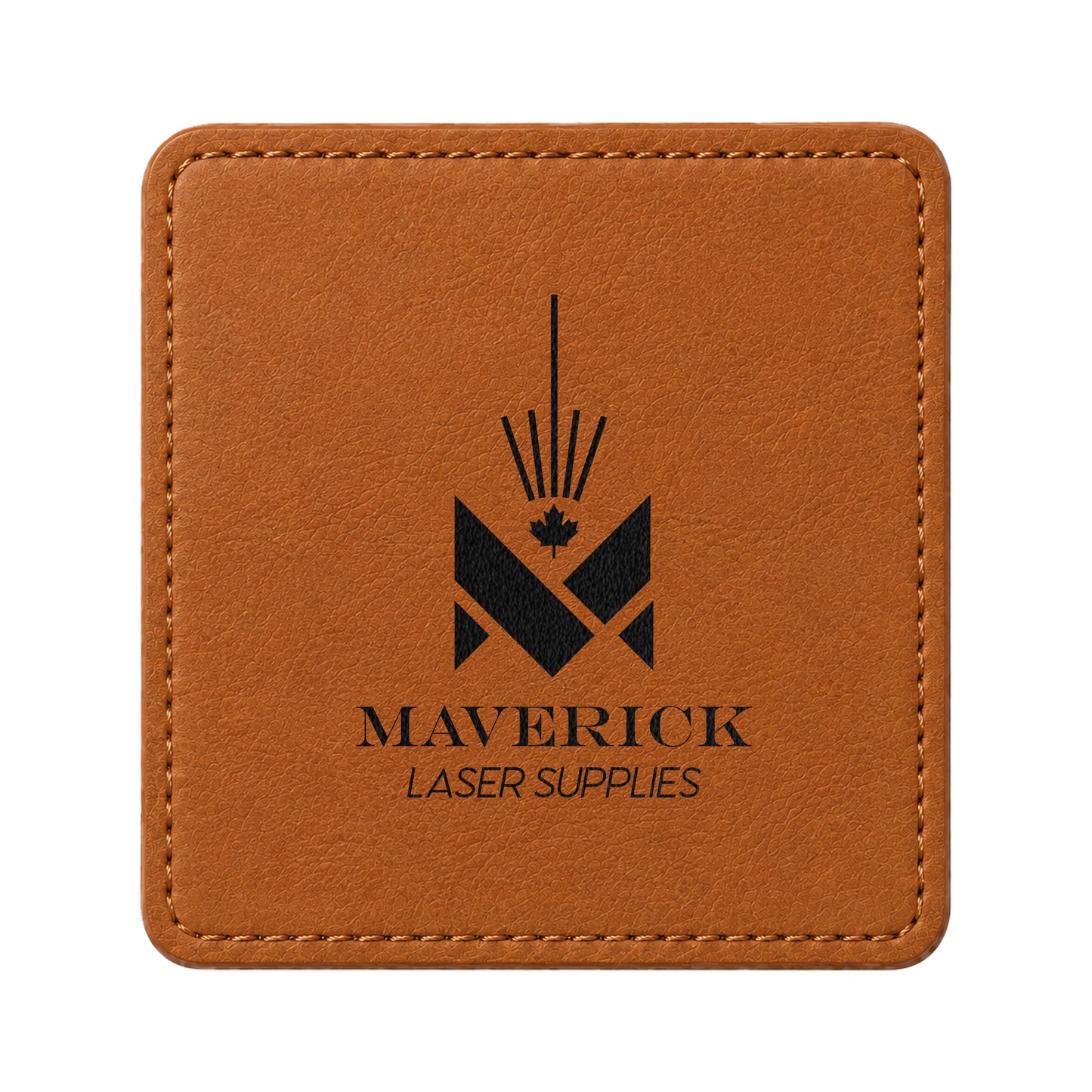 Lasereable Leatherette Square 4" Coaster Blank