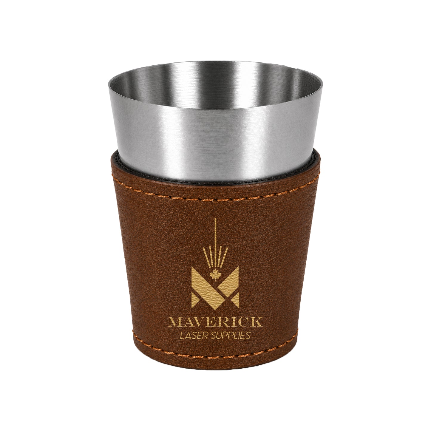Lasereable Leatherette Mini 1 oz Shot Glass Blanks