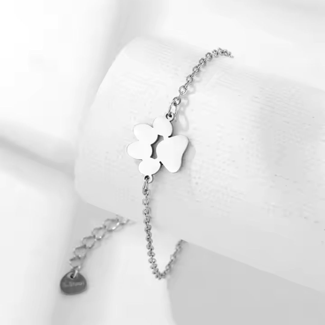 Stainless Steel Dog Paw Bracelet Laser Engraving Blanks