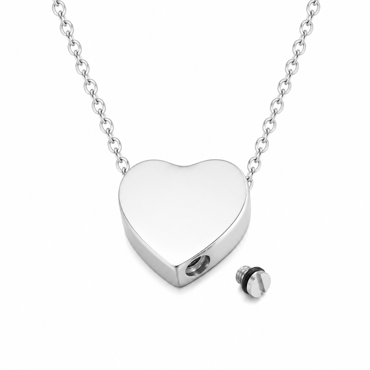 Stainless Steel Necklace | Urn | Heart | Laser Engraving Blank