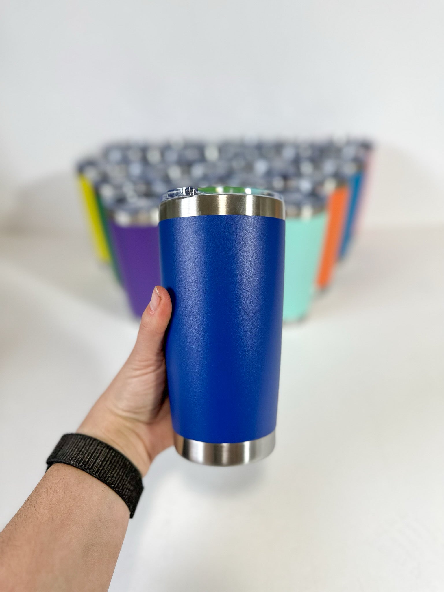 Royal Blue Blank Stainless Steel Tumbler
